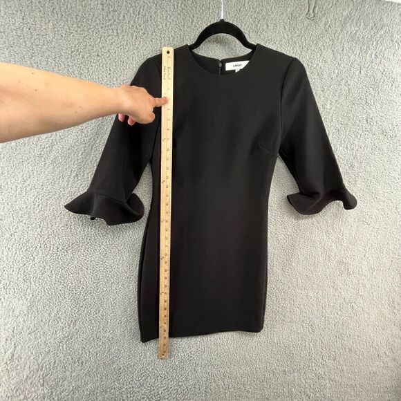 LIKELY Bedford Flared-Cuff Mini Dress size 4 in black - Picture 7 of 11